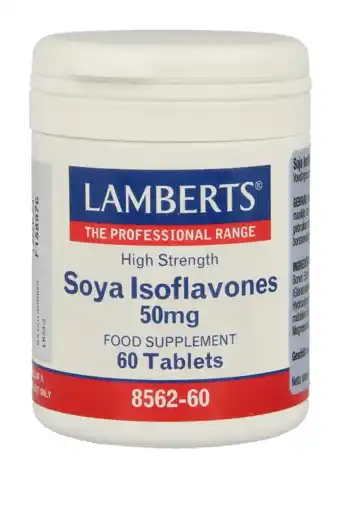 De Online Drogist Lamberts Soya Isoflavones 50mg Tabletten 60TB aanbieding