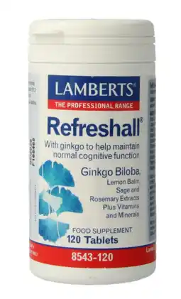 De Online Drogist Lamberts Refreshall Tabletten 120TB aanbieding