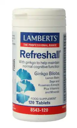 De Online Drogist Lamberts Refreshall Tabletten 120TB aanbieding