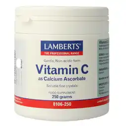 De Online Drogist Lamberts Vitamine C - Calcium Ascorbaat 250GR aanbieding