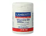 De Online Drogist Lamberts Vitamine D3 3000ie Capsules 120CP aanbieding