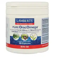 De Online Drogist Lamberts Pure OracOmega Visolie Capsules 120CP aanbieding