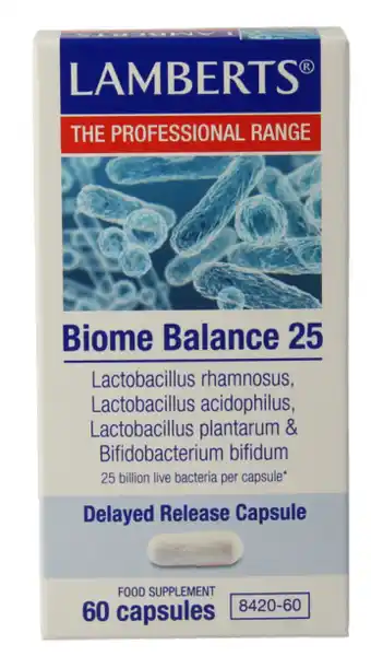 De Online Drogist Lamberts Bioom Balans 25 Capsules 60CP aanbieding