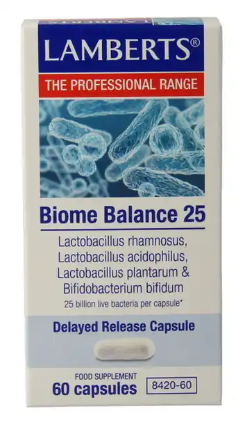 De Online Drogist Lamberts Bioom Balans 25 Capsules 60CP aanbieding
