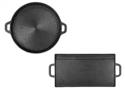 Lidl GRILLMEISTER Gietijzeren grillplaat of grillpan aanbieding