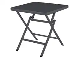 Lidl LIVARNO home Inklapbare aluminium tuintafel Houston aanbieding