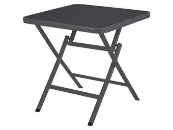 Lidl LIVARNO home Inklapbare aluminium tuintafel Houston aanbieding