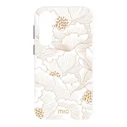 MediaMarkt MIO By Mobilize Magsafe Compatible Telefoonhoesje Voor Samsung A16 White Roses aanbieding