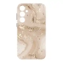 MediaMarkt MIO By Mobilize Magsafe Compatible Telefoonhoesje Voor Samsung A36/a56 Gold Marble aanbieding