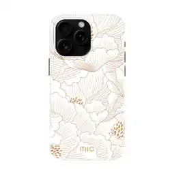 MediaMarkt MIO By Mobilize Magsafe Compatible Telefoonhoesje Voor Apple Iphone 16 Pro Max White Roses aanbieding