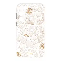 MediaMarkt MIO By Mobilize Magsafe Compatible Telefoonhoesje Voor Samsung A36/a56 White Roses aanbieding