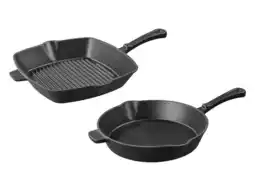 Lidl GRILLMEISTER Gietijzeren grill- of braadpan 25 cm aanbieding