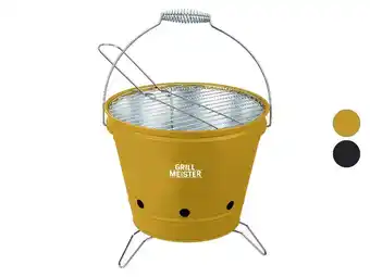 Lidl GRILLMEISTER Houtskool BBQ emmer aanbieding