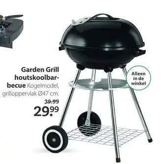 Pets Place Garden grill houtskoolbarbecue 47 cm aanbieding