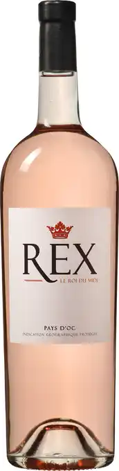 De Wijnbeurs REX 'Le Roi du Midi' Rosé Magnum aanbieding