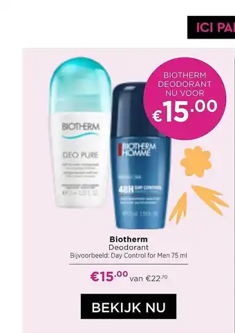 ICI Paris XL Blotherm Deodorant 75ml aanbieding