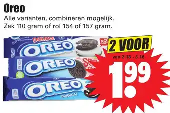 Dirk Oreo 2*110/154/157g aanbieding