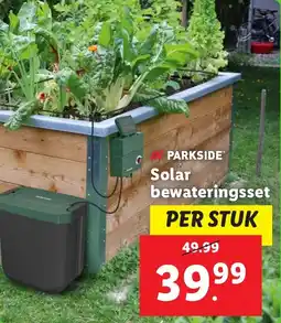 Lidl PARKSIDE Solar bewateringsset aanbieding