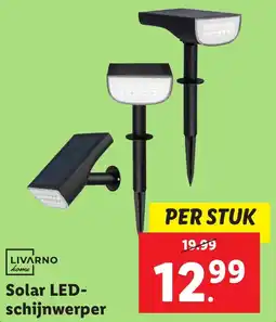 Lidl LIVARNO home Solar LED-schijnwerper aanbieding