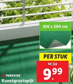 Lidl PARKSIDE Kunstgrastapijt aanbieding