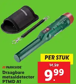 Lidl PARKSIDE Draagbare metaaldetector PTMD A1 aanbieding