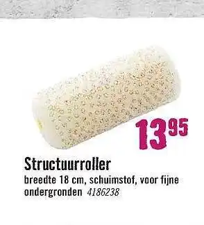 Hornbach Structuurroller 18cm aanbieding