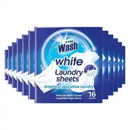 Plein.nl 12x At Home Wasdoekjes Witte Was 16 aanbieding