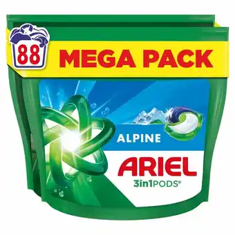 Plein.nl Ariel 3in1 Wasmiddel Pods Alpine 88 aanbieding