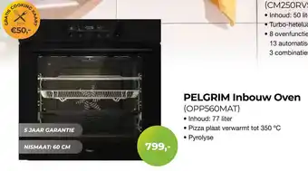 EP Beerepoot Pelgrim Inbouw Oven aanbieding