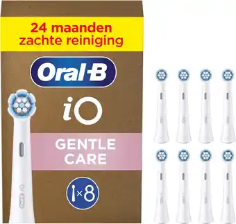 Amazon Oral-B iO Series Gentle Care, Originele opzetborstels, voor gevoelig tandvlees, 8 aanbieding