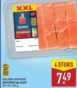 ALDI Golden seafood zalmfilet op huid aanbieding