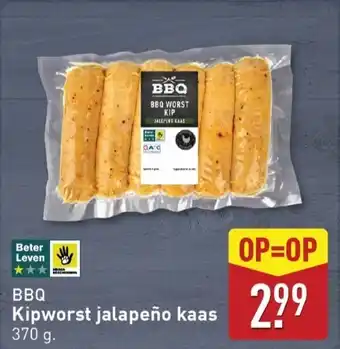 ALDI Kipworst jalapeño kaas aanbieding