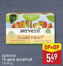 ALDI Servero 12 pack slurpfruit aanbieding
