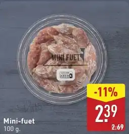 ALDI Mini fuet aanbieding