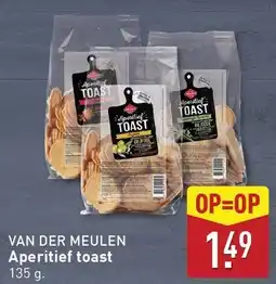 ALDI Van der meulen aperitief toast aanbieding