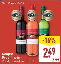 ALDI Kaapse Pracht wijn aanbieding