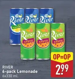 ALDI River 6 pack Lemonade aanbieding
