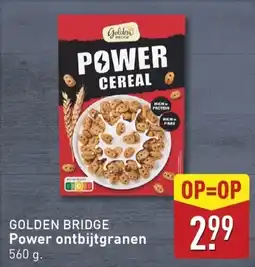 ALDI Golden bridge Power ontbijtgranen aanbieding