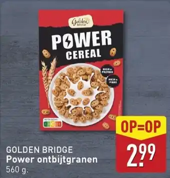 ALDI Golden bridge Power ontbijtgranen aanbieding