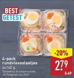 ALDI Rundvleesslaatjes aanbieding