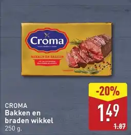 ALDI Croma Bakken en braden wikkel aanbieding
