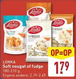 ALDI Soft nougat of fudge aanbieding