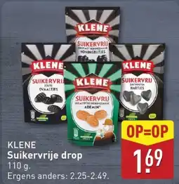 ALDI Klene suikervrije drop aanbieding