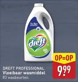 ALDI Dreft professional vloeibaar wasmiddel aanbieding