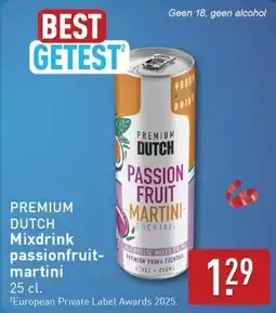 ALDI Premium dutch passion fruit martini aanbieding