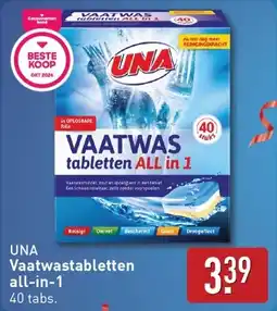 ALDI Vaatwastabletten all in 1 aanbieding
