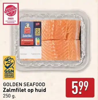 ALDI Golden seafood zalmfilet op huid aanbieding