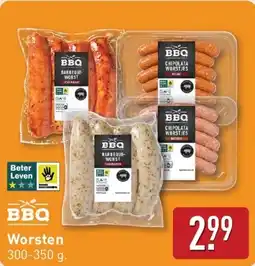 ALDI Bbq worsten aanbieding