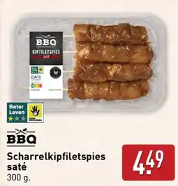ALDI Scharrelkipfiletspies saté aanbieding