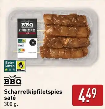 ALDI Scharrelkipfiletspies saté aanbieding